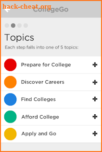 CollegeGo 1.3 screenshot