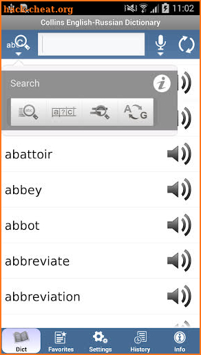 Collins Russian Dictionary screenshot