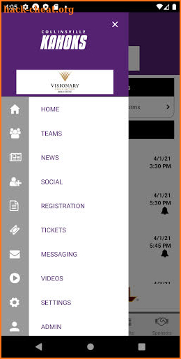 Collinsville Kahoks Athletics screenshot