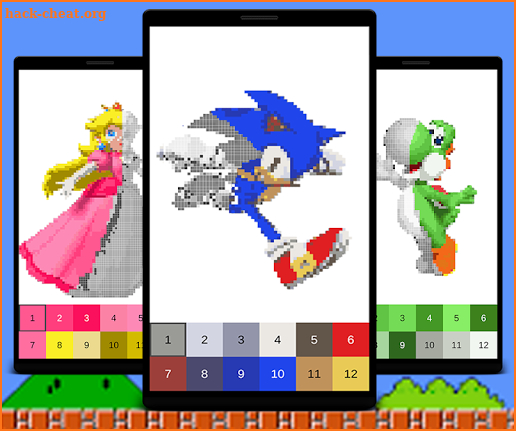 Color by Number: Gaming Pixel Art screenshot