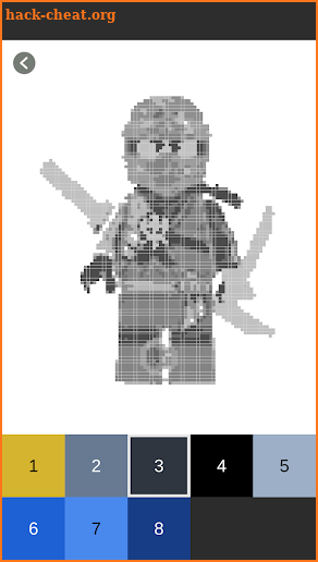 Color by Number - Lego Ninjago Pixel Art screenshot