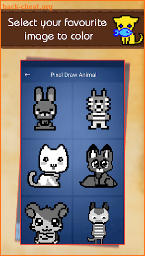 Color by Number: Pixel Draw Animal screenshot