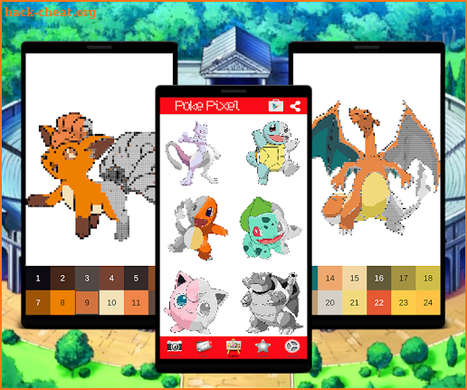 Color by Number: Poke Pixel Art Draw Game screenshot