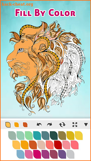 Color By Number -  Relaxing Free Coloring Book screenshot