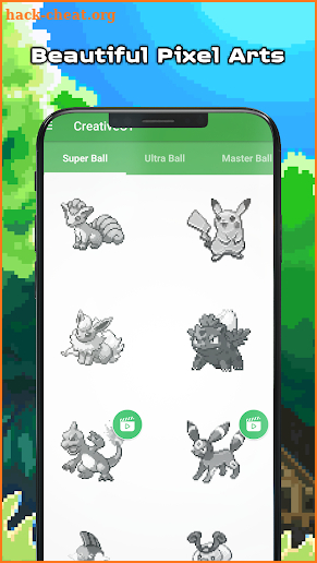 Color by Number - Sandbox Pokemon Pixel screenshot