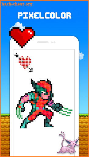 Color by Number - Super Heroes Sandbox Pixel screenshot