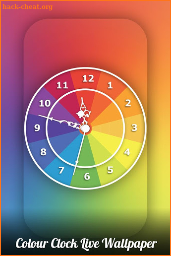 Color Clock Live Wallpaper screenshot