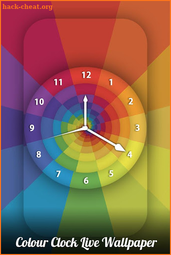 Color Clock Live Wallpaper screenshot