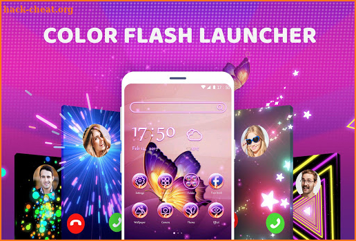 Color Flash Launcher - Call Screen, Themes screenshot