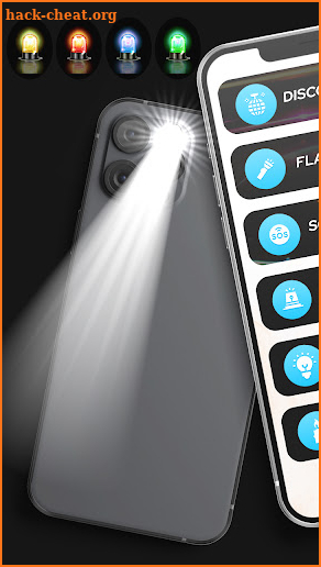 Color Flashlight : Flash On Call & sms Alert screenshot