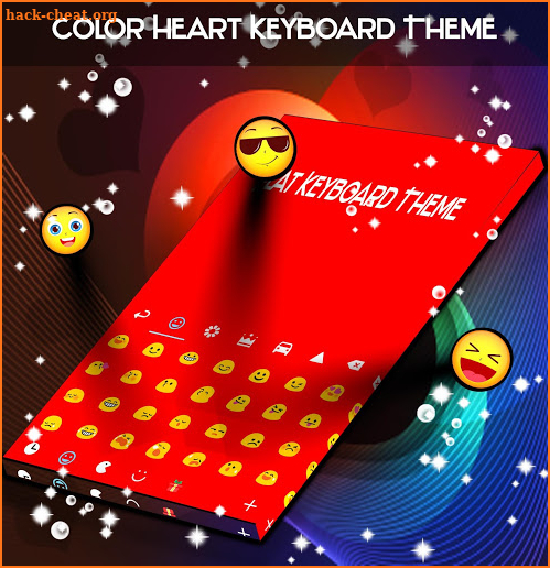 Color Heart Keyboard Theme screenshot