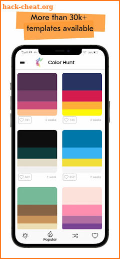 Color Hunt - Color Palettes screenshot