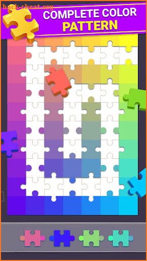 Color Jigsaw - Hue Puzzle Game screenshot