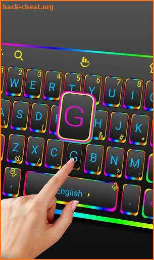 Color Light Keyboard Theme screenshot