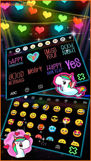 Color Lights Live Keyboard Background screenshot