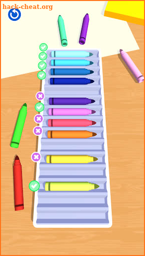 Color Pencil Sort screenshot