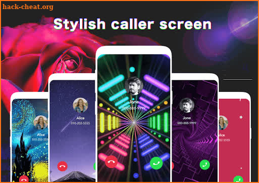 Color Phone Launcher - Call Screen Theme, Flash screenshot