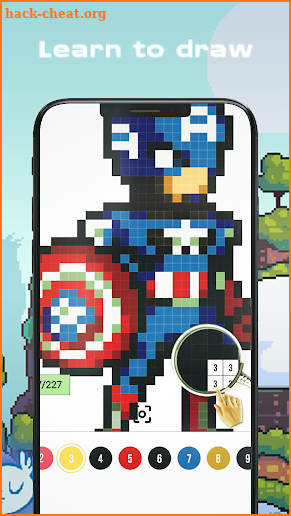 Color Pixel - Super Heroes screenshot