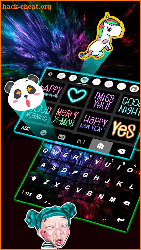 Color Splash Live Keyboard Background screenshot