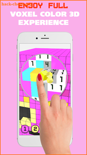 Color Voxels 3D - Color by Number 3d Voxel (Free) screenshot