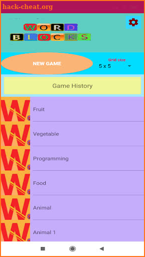 Color Word Puzzle screenshot