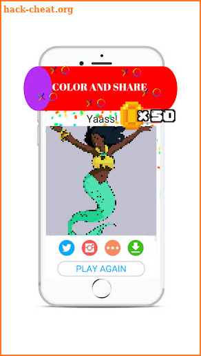 Color XO - Pixel Art Color By Number Coloring Book screenshot