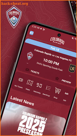 Colorado Rapids screenshot