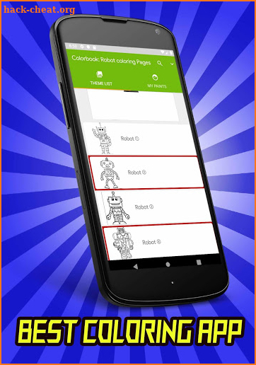 Colorbook: Robot Coloring Pages screenshot