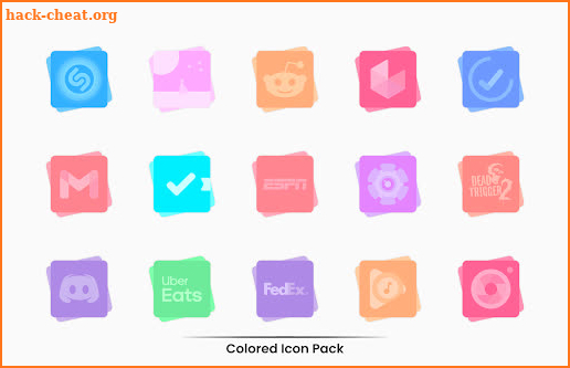 Colored Icon Pack screenshot