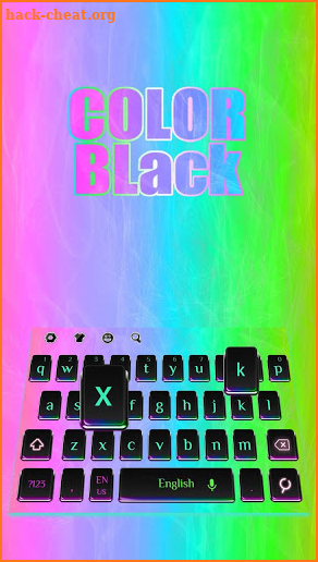 Colorful Black Keyboard screenshot