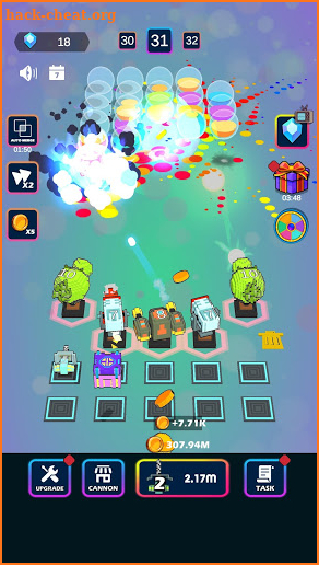 Colorful Bombing 3D screenshot