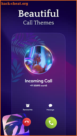 Colorful Call Screen screenshot