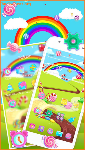 Colorful Candy Unity Theme screenshot