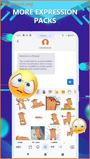 Colorful Chat Message screenshot