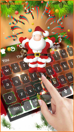 Colorful Christmas Keyboard screenshot