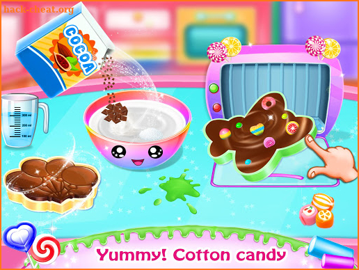 Colorful Cotton Candy Making Sweet Kitchen screenshot