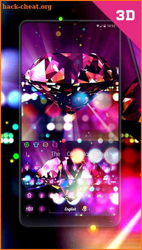 Colorful Diamonds Keyboard screenshot