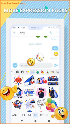 Colorful Message screenshot