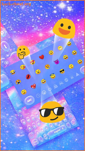 Colorful Rainbow Keyboard screenshot