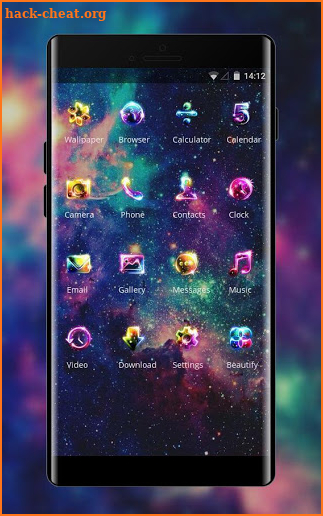 Colorful skins theme brilliant fantasy abstract screenshot