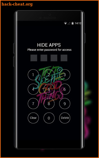 Colorful skins theme brilliant graffiti doodle screenshot