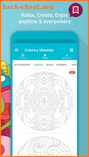 Colorica: Mandala Coloring Book screenshot