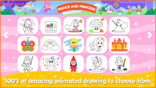 Coloring and Drawing For Girls screenshot