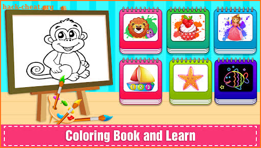 Coloring and Learning screenshot