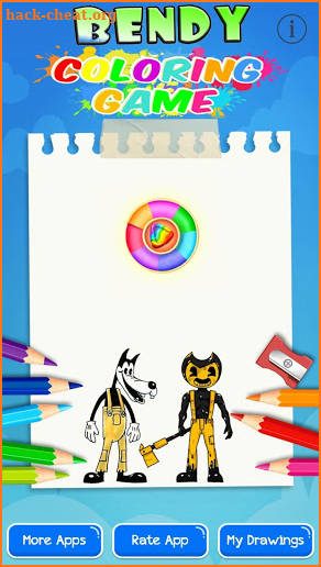 coloring bandy Game screenshot