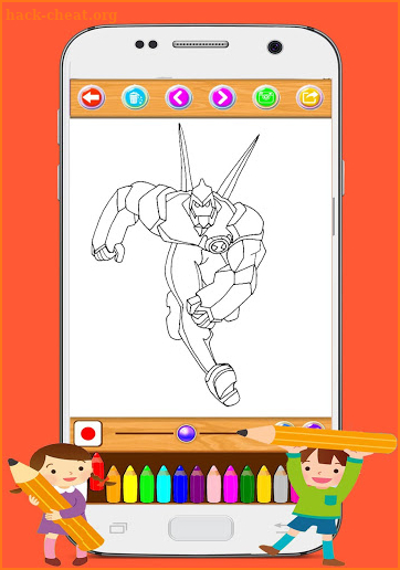 Coloring Ben 10 Cartoon screenshot