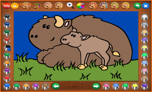 Coloring Book 10: Baby Animals screenshot