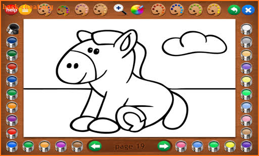 Coloring Book 10: Baby Animals screenshot