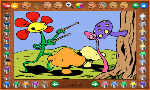 Coloring Book 16: Silly Scenes screenshot