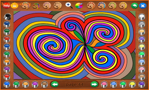 Coloring Book 26: Geometric De screenshot